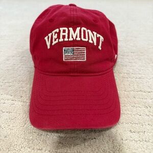 Zephyr Vermont Red Cap with Flag